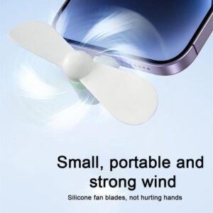 3 in 1 mini usb fan for micro usb, type c & lightning